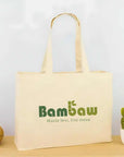Bolsa de Tela Bambaw | 100 % Algodón Orgánico | Certificación GOTS | Estampada en Francia