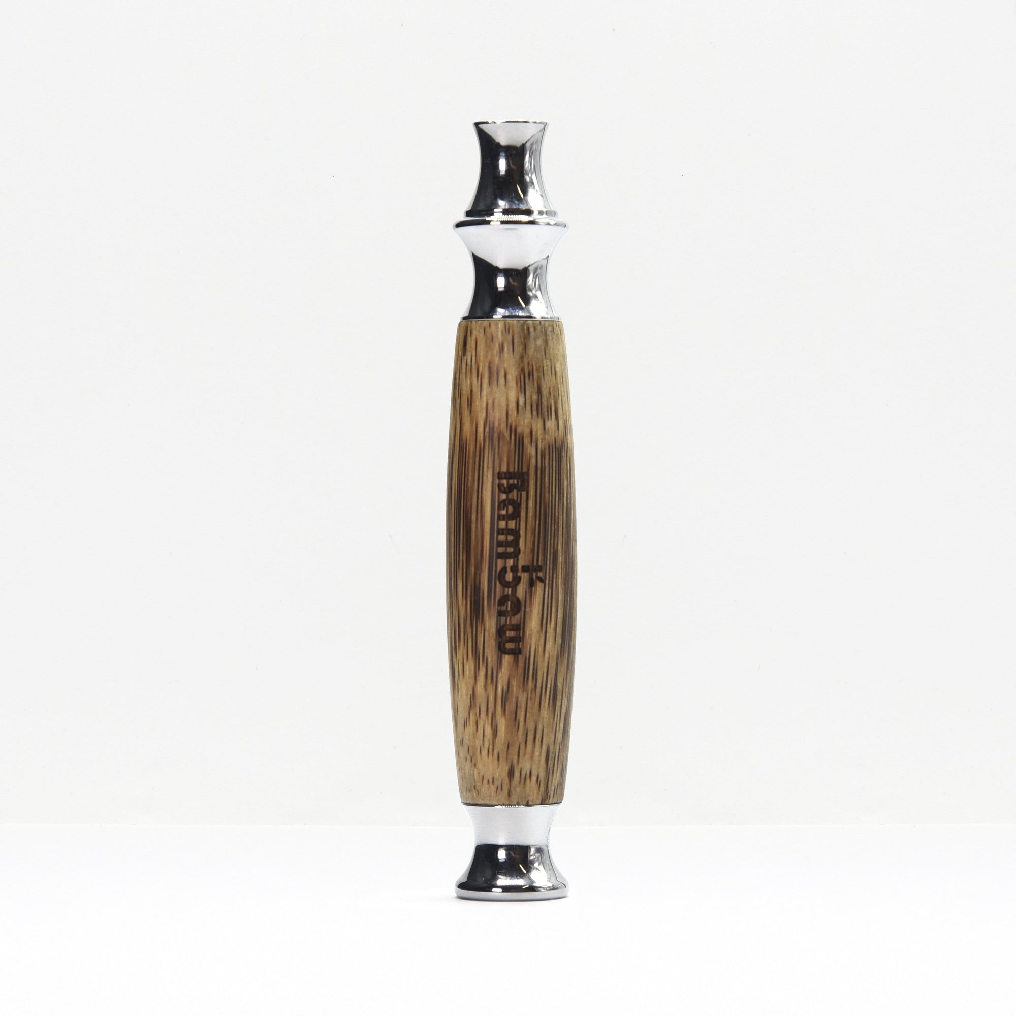 Mango de bambú para maquinilla de afeitar