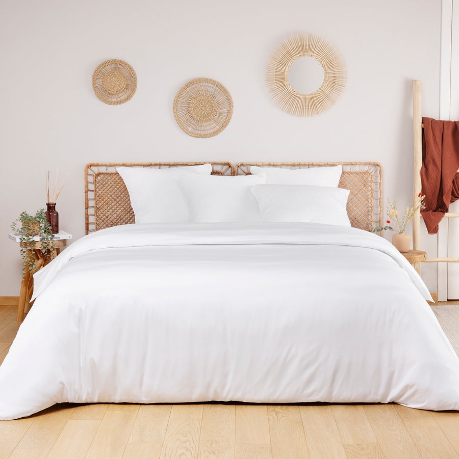 Edredón de algodón de bambú para adultos, ropa de cama de 150x200