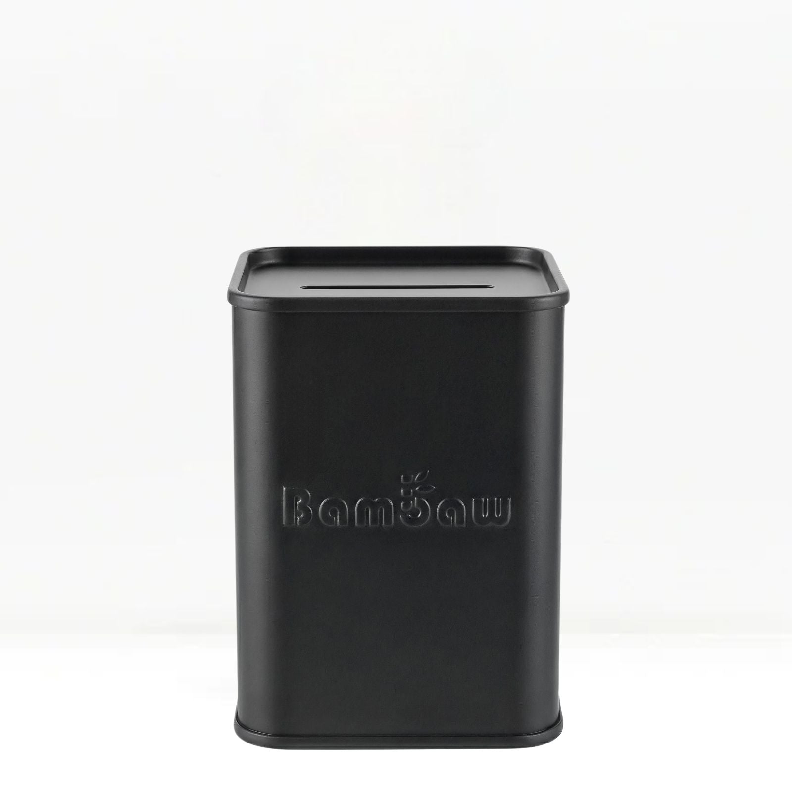 Black blade box container with 'Bambaw' branding on a white background
