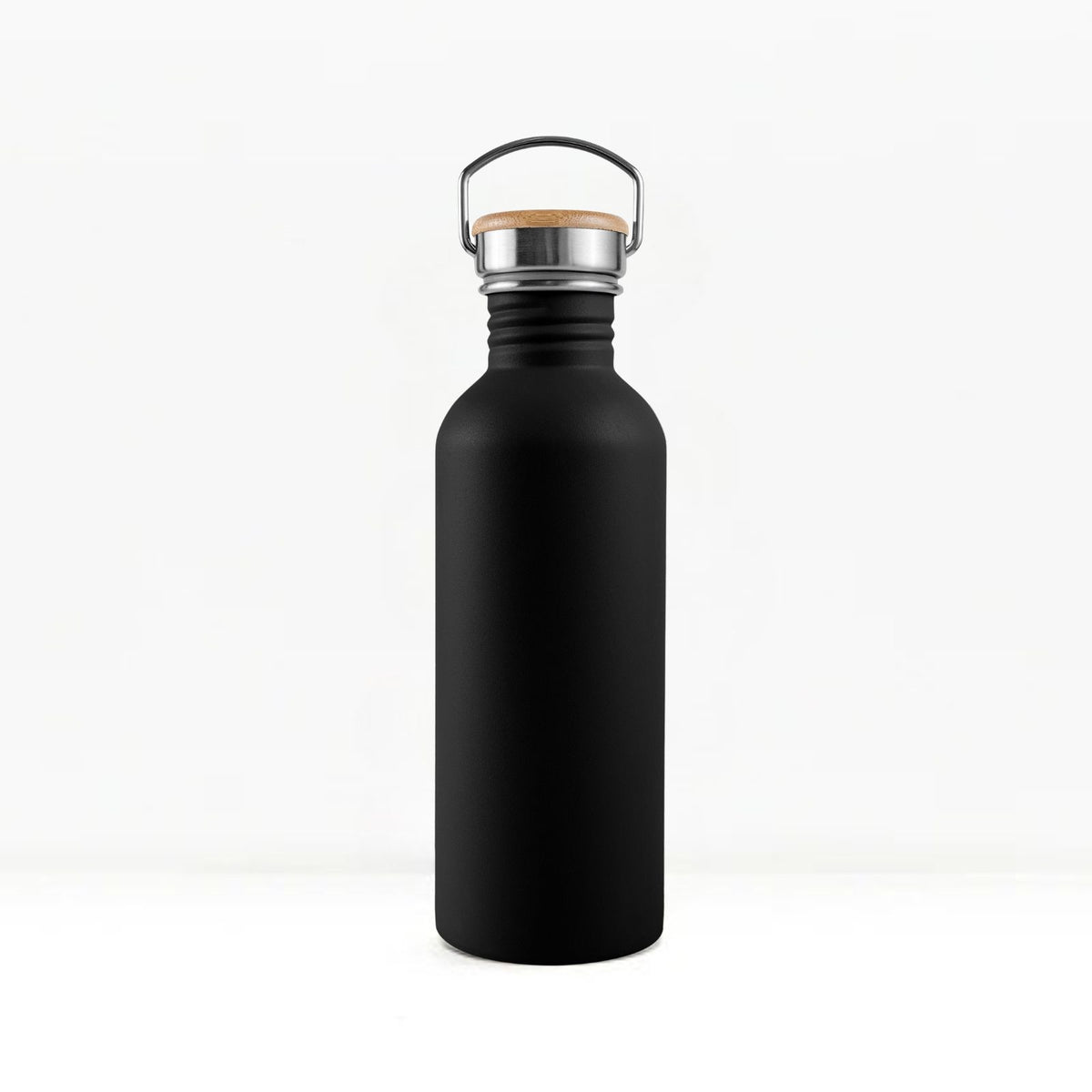 Stainless Steel Water Bottle | Jet Black | 500ml